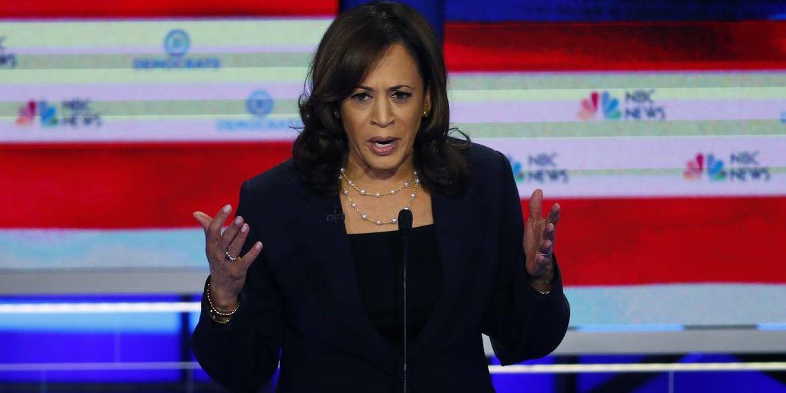 Kamala Harris’ Biden Beatdown Upends Democratic Primary Odds