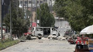 Taliban bomb and gun attack leaves three dead in Kabul – BBC News