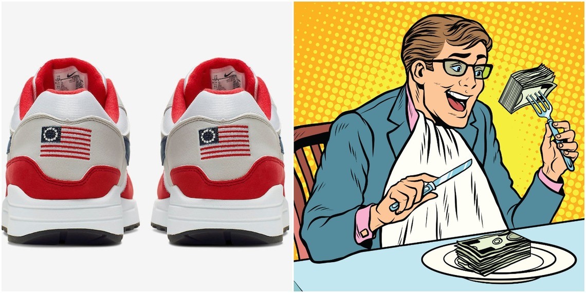 Nike Axes Betsy Ross Trainers, Air Max 1 Prices Surge 2,000% on StockX