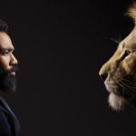 The Lion King stars come face to face with their characters in new images