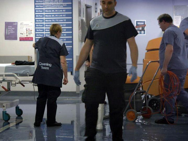 Tory cuts leave up to half of hospitals caring for patients amid sewage leaks, collapsing ceilings and stuck lifts, analysis finds