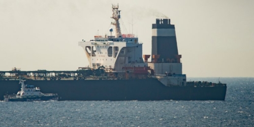 British Royal Marines seized a tanker full of Iranian oil after claims it was breaching sanctions by sailing crude oil to Syria