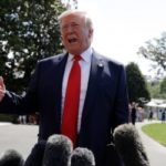 Trump blamed his confusing reference to airports being seized during the Revolutionary War on a teleprompter failure