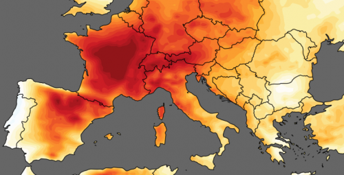 Heat waves bring record-breaking temperatures on a geological scale