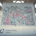 This drone swarm spray painted a jumbo-size graffiti mural