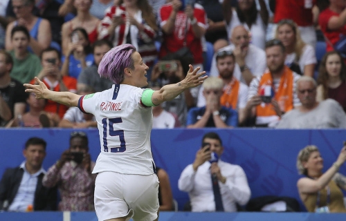Rapinoe salutes ‘crazy’ comrades after United States retain World Cup
