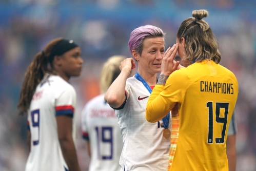 Trump reminded about Rapinoe tweet after United States World Cup success
