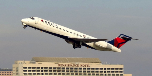 A Delta flight was forced to make an emergency landing after an engine failure