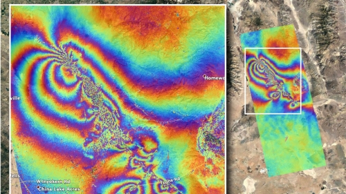 NASA Maps Surface Changes From California Quakes