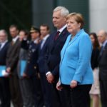 Angela Merkel seen shaking in public for third time in a month