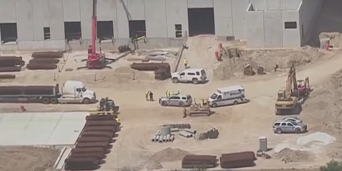 A worker fell to their death while working on an unfinished Amazon fulfillment center in Wisconsin