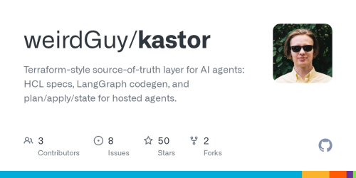 Show HN: Kastor – Terraform-style specs for AI agents