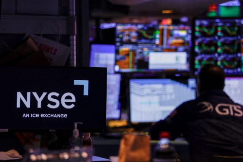 Nasdaq ends sharply higher; chip surge offsets Iran worries