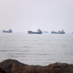 Tanker set ablaze after being struck by projectile in the Strait of Hormuz as Iran mourns Khamenei