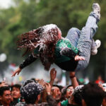 World Cup fever takes off as fans launch reporter into air, Johnny Manziel goes nuts & viral cat lady ID’d