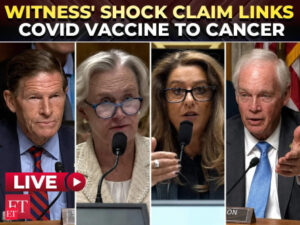 ‘Spike proteins in tumour?’: Chilling claim on ‘mRNA COVID vaccines causing Cancer’ at Senate hearing