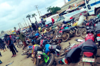 Lagos task force impounds 309 motorcycles