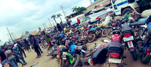 Lagos task force impounds 309 motorcycles