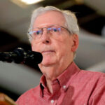Sen. Mitch McConnell says a fall led to his hospitalization