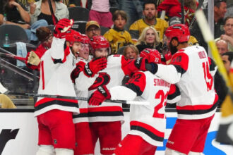 Hurricanes legend turned coach Rod Brind’Amour makes history as team wins Stanley Cup over Golden Knights