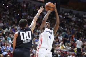 Wizards rookie AJ Dybantsa shut down for rest of NBA Summer League