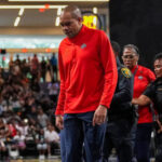 WNBA coach escorted off floor by police officers following intense moment with officials during game