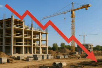 Construction output falls for second month