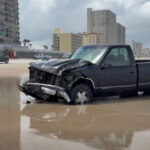 Florida beach toll booth worker killed after driver rams structure before getting stuck in sand, sheriff says