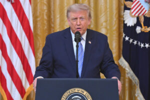 Trump uses primetime address to raise doubts about US elections