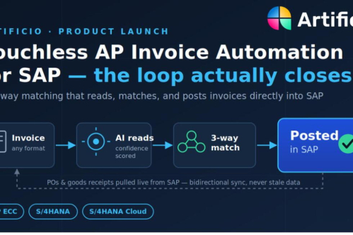 Artificio Launches AI-Powered Invoice Automation for SAP ECC & S/4HANA, Delivering Touchless Bioreports Across Any SAP Landscape