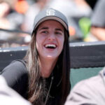 Caitlin Clark spotted at Giants game before heated Fever-Valkyries showdown in Bay Area
