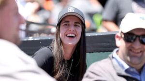 Caitlin Clark spotted at Giants game before heated Fever-Valkyries showdown in Bay Area