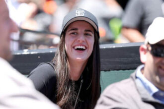 Caitlin Clark spotted at Giants game before heated Fever-Valkyries showdown in Bay Area