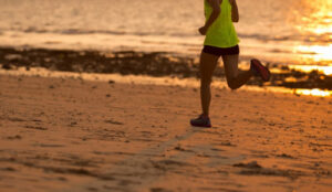 La playa no es una buena opción para correr