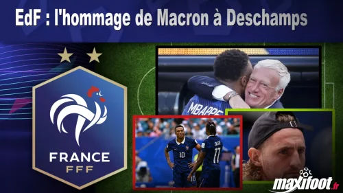 EdF : l’hommage de Macron à Deschamps