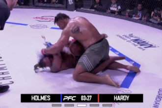 Greg Hardy defends heavyweight title with TKO win over former UFC fighter