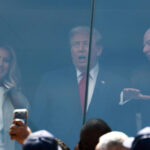 Trump arrives at stadium for World Cup final