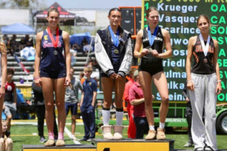 California championship track meet forces trans athlete to share top podium spot with biological female