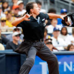 MLB’s female ump leaves both teams fuming with odd calls, NASCAR wife hits the beach & Aaron Rodgers emerges!