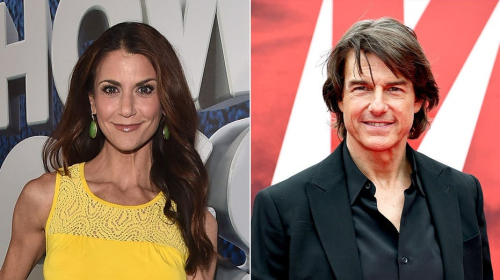Tom Cruise saved Samantha Harris from getting crushed by a ‘500-pound’ motorcycle