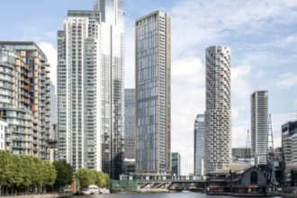 Green light for 54-storey multi-tenure Canary Wharf tower