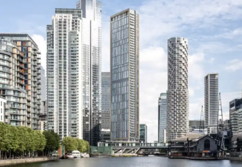 Green light for 54-storey multi-tenure Canary Wharf tower