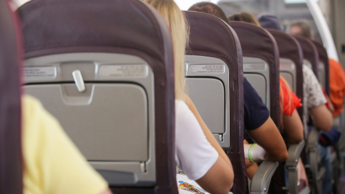 Airplane seats really are getting smaller