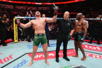 Top 5 contender accuses Dricus du Plessis of ducking him to fight old and undersized Kamaru Usman