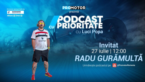 „Podcast cu Prioritate” #108 îl aduce în prim-plan pe Radu Gurămultă. O incursiune în culisele presei auto și ale motorsportului românesc