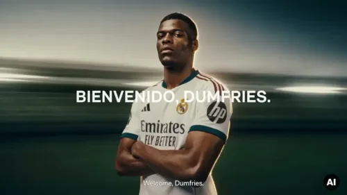 El original video de bienvenida del Madrid a Dumfries hecho con IA