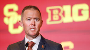 Lincoln Riley’s latest take on USC-Notre Dame rivalry is a Trojan horse