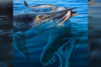40-foot-long Kronosaurus ate a 23-foot-long marine reptile who ate a pterosaur, fossil shows