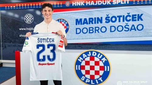 Marin Šotiček stigao u Hajduk: ‘Jako mi se sviđa nogomet trenera Garcije’