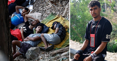 Migrantungdomarna gömmer sig på Ceuta